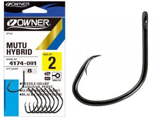 Owner Mutu Hybrid Hook 4174, 7/0