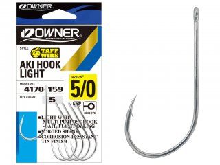 Owner Aki Light 4170 Tin Finish TAFF WIRE 7/0