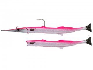 Savage Gear Salt Needlefish Pulse Tail 2+1 30cm 105g Pink Silver