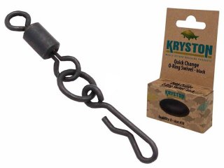 Kryston Quick Change O-Ring Swivel Black 7