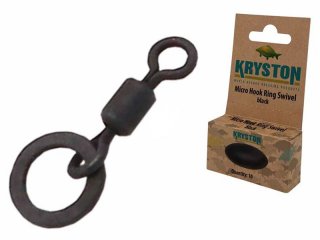 Kryston Micro Hook Ring Swivel Black