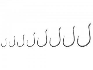 Tubertini Hook Black Chrome 5590, 2/0 7pcs