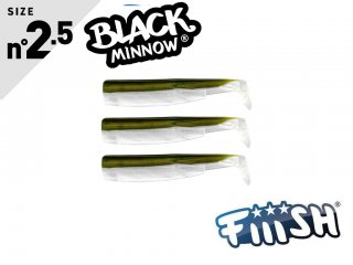 Fiiish Black Minnow 105 BM3051 Bodies 3pcs Khaki