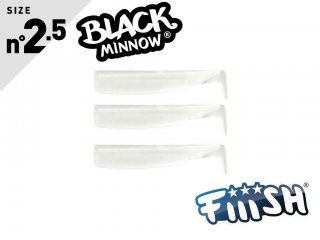 Fiiish Black Minnow 105 BM3053 Bodies 3pcs White