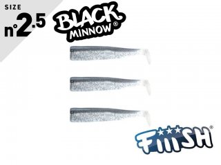 Fiiish Black Minnow 105 BM3080 Bodies 3pcs Silver Strike