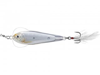 LiveTarget Flutter Shad Spoon 55mm, 14g Silver/Pearl