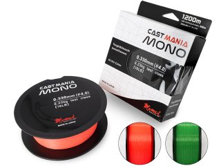 Momoi Cast Mania Mono Flash Orange 1200m, 0.26mm, 5.37kg
