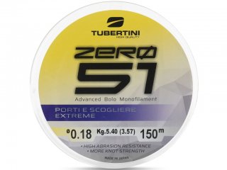 Tubertini 051 Porti Extreme 150m, 0.30mm Clear