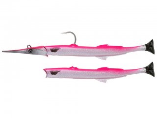 Savage Gear Salt Needlefish Pulse Tail 2+1 18cm 26g Pink Silver