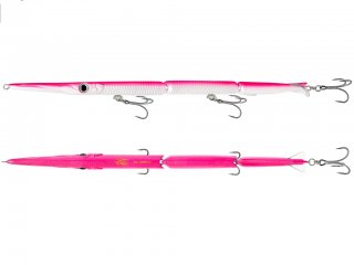 Jack Fin High Tech Needlefish Jointed Stylo 210mm Pink Fluo