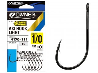 OWNER AKI Twist Hook, 4/0